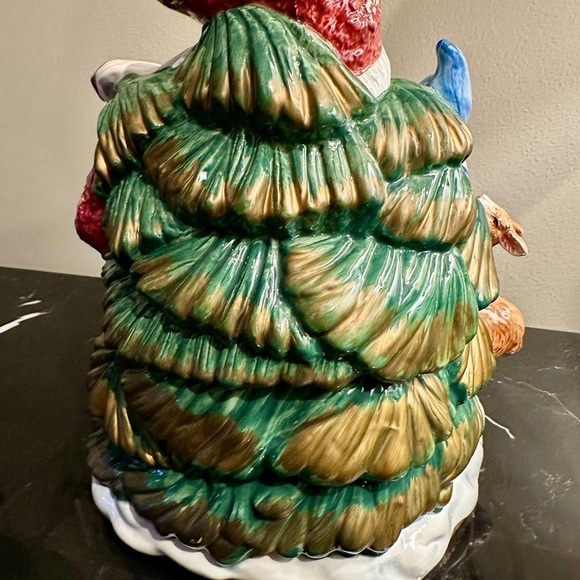 FITZ & FLOYD, SANTA COOKIE JAR - Picture 3 of 12